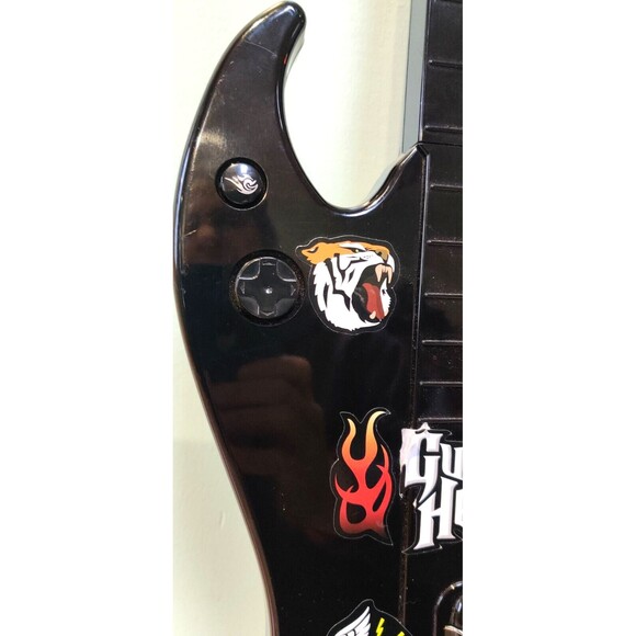 PS3 React Black Wireless Guitar for Guitar Hero, NO DONGLE, TESTED WORKS GREAT - Picture 8 of 14